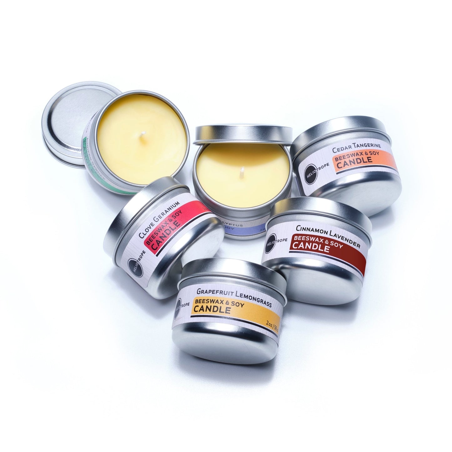 Heliotrope Travel Candles